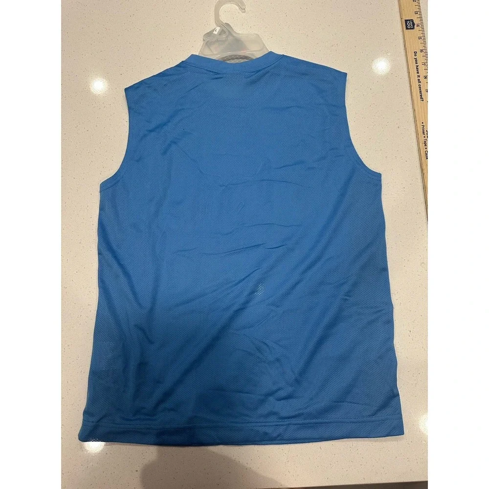 Vtg NOS 2000s Nike‎ Sleeveless Tank Top Boys Kids Large Two Toned Blue NWT - Picture 2 of 5
